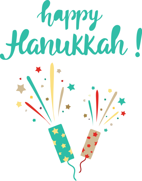 Transparent Hanukkah Leaf Line Meter for Happy Hanukkah for Hanukkah