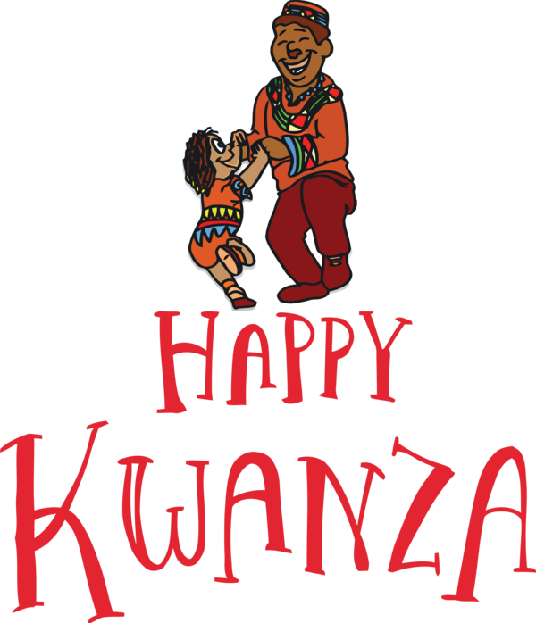 Transparent Kwanzaa Human Logo Cartoon for Happy Kwanzaa for Kwanzaa