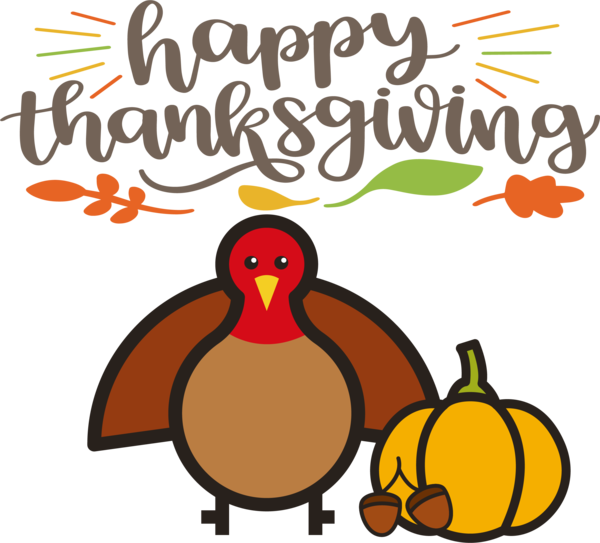Transparent Thanksgiving Birds Duck Pumpkin for Thanksgiving Turkey for Thanksgiving