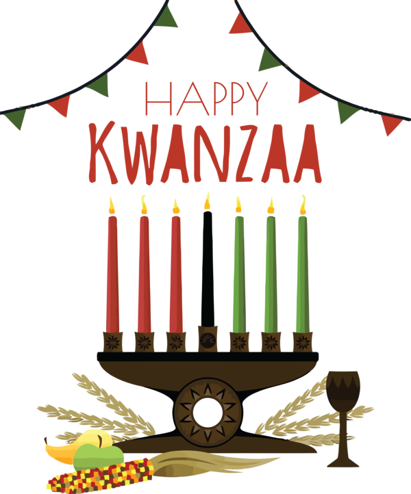 Transparent Kwanzaa Kinara Kwanzaa Holiday for Happy Kwanzaa for Kwanzaa