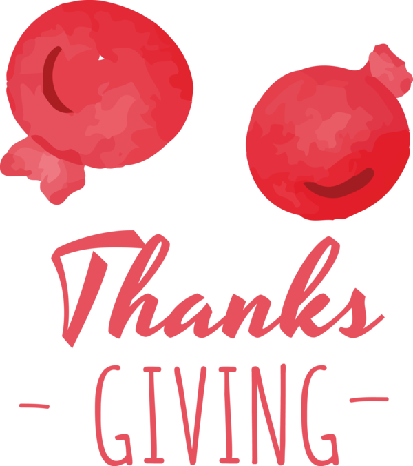 Transparent Thanksgiving Logo Point Red for Give Thanks for Thanksgiving