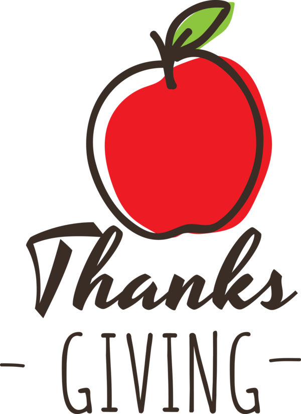 Transparent Thanksgiving Flower Logo Fruit for Give Thanks for Thanksgiving