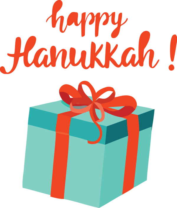 Transparent Hanukkah Line Gift Meter for Happy Hanukkah for Hanukkah