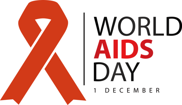 Transparent World Aids Day Design Logo Coffee for Aids Day for World Aids Day
