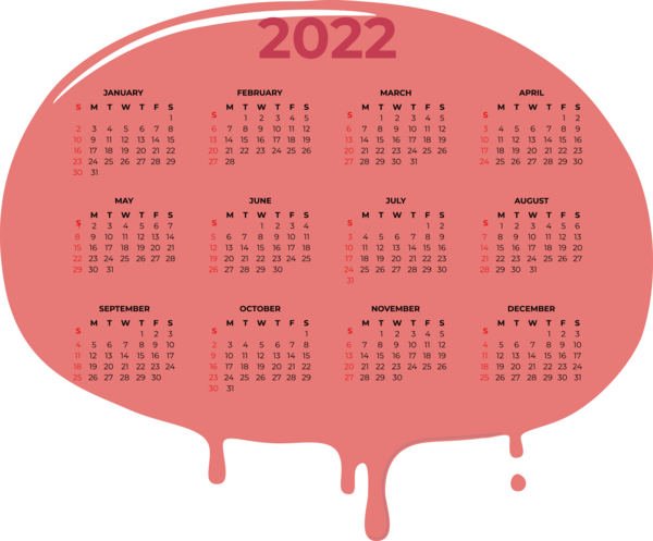 Transparent New Year Calendar System Calendário fevereiro 2022 Calendar year for Printable 2022 Calendar for New Year