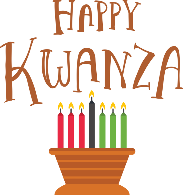 Transparent Kwanzaa Design Line Meter for Happy Kwanzaa for Kwanzaa