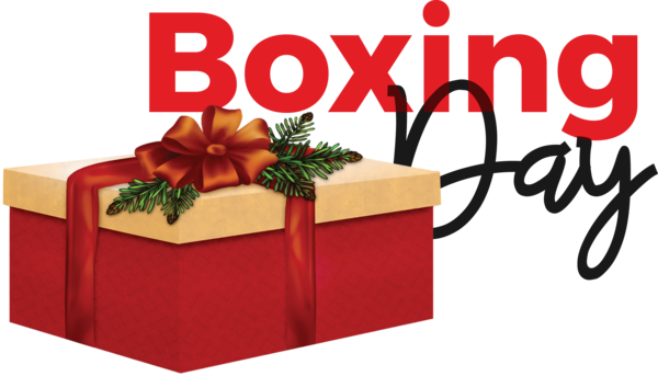 Transparent Boxing Day Gift Christmas Day Birthday for Happy Boxing Day for Boxing Day