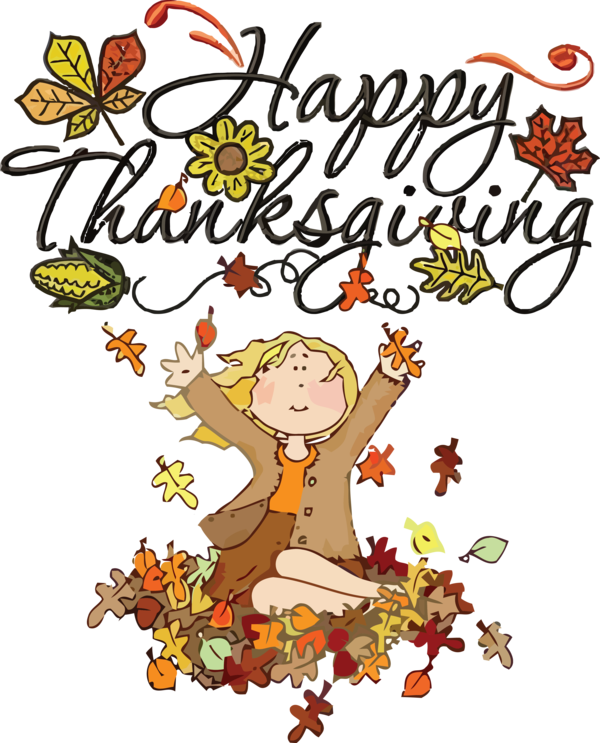 Transparent Thanksgiving Floral design Leaf Design for Happy Thanksgiving for Thanksgiving