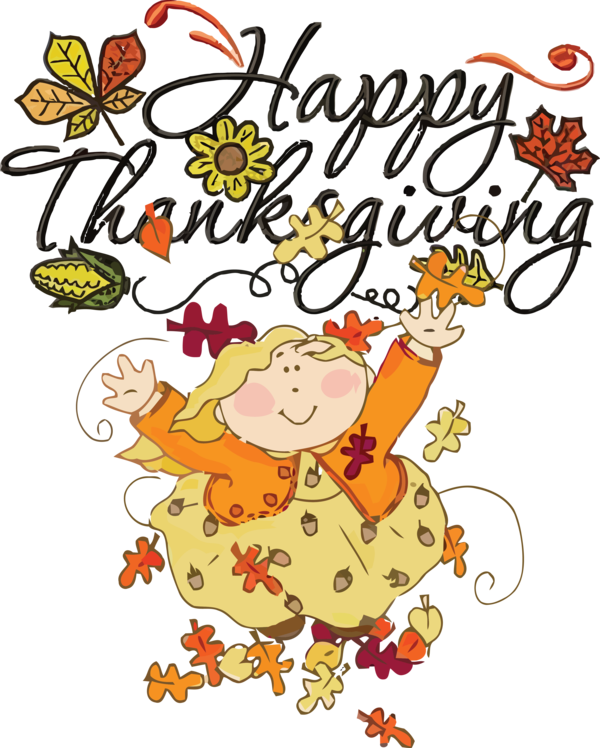 Transparent Thanksgiving Flower Visual arts Cartoon for Happy Thanksgiving for Thanksgiving