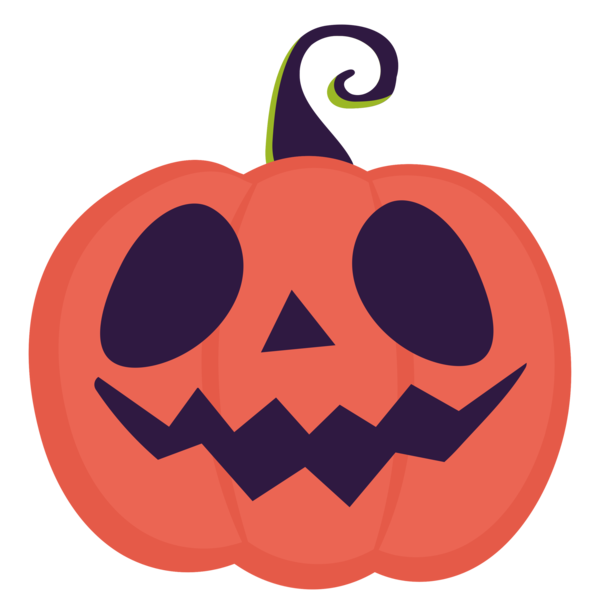 Transparent Halloween Pumpkin Jack-o'-lantern Squash for Halloween Party for Halloween