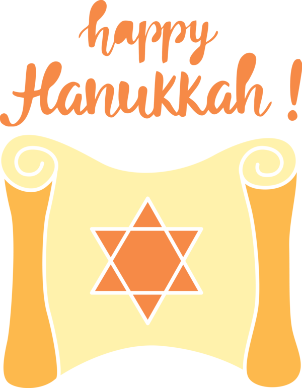 Transparent Hanukkah Furniture Line Yellow for Happy Hanukkah for Hanukkah