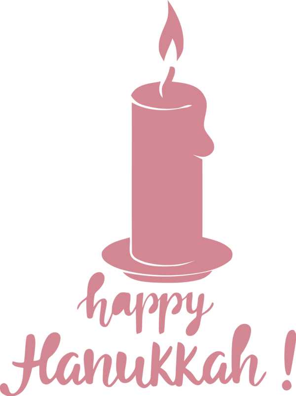 Transparent Hanukkah Logo Pink M Meter for Happy Hanukkah for Hanukkah