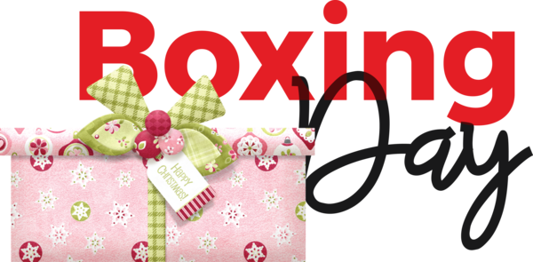 Transparent Boxing Day Discounts and allowances Gift for Happy Boxing Day for Boxing Day