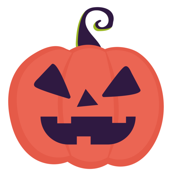 Transparent Halloween Jack-o'-lantern Squash Calabaza for Halloween Party for Halloween