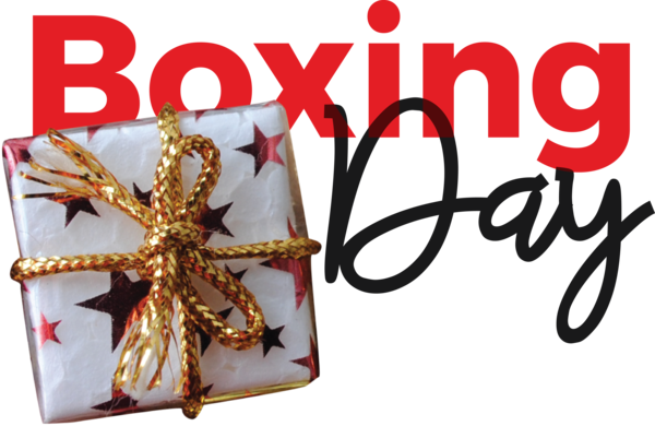 Transparent Boxing Day Bauble Christmas Day Gift for Happy Boxing Day for Boxing Day