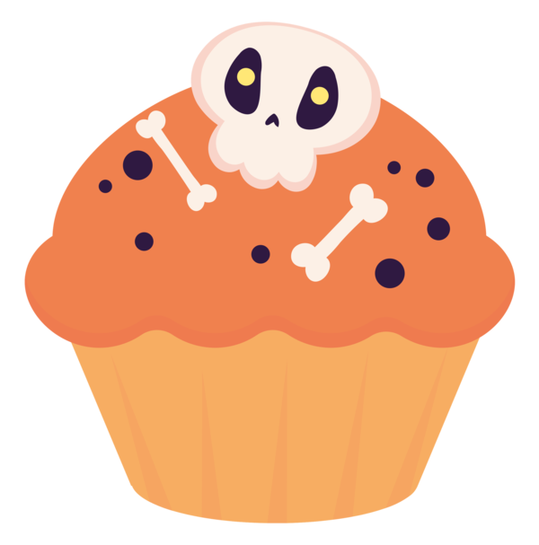 Transparent Halloween Pumpkin Muffin Pumpkin cupcakes for Halloween Party for Halloween