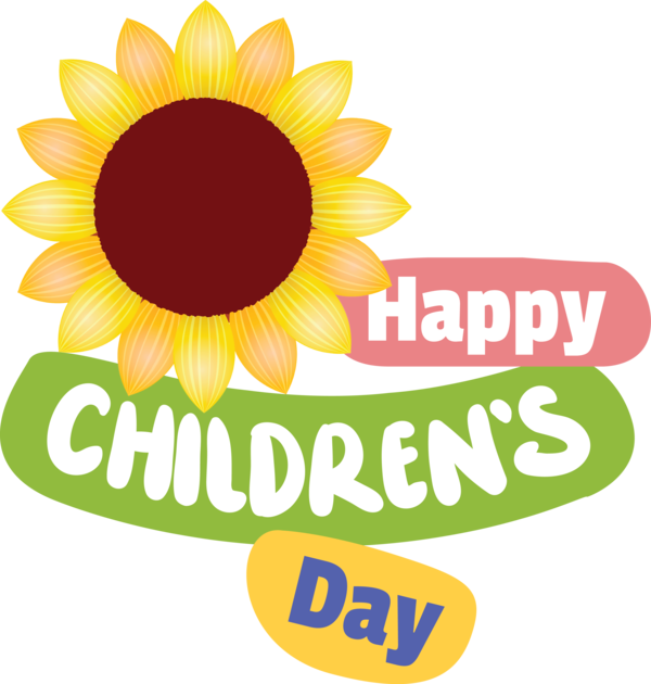 Transparent International Children's Day Daisy family Cut flowers Sunflower Seeds for Children's Day for International Childrens Day