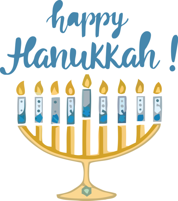 Transparent Hanukkah Design Hanukkah Candle for Happy Hanukkah for Hanukkah