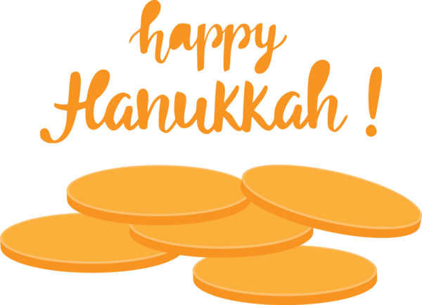 Transparent Hanukkah Logo Commodity Line for Happy Hanukkah for Hanukkah