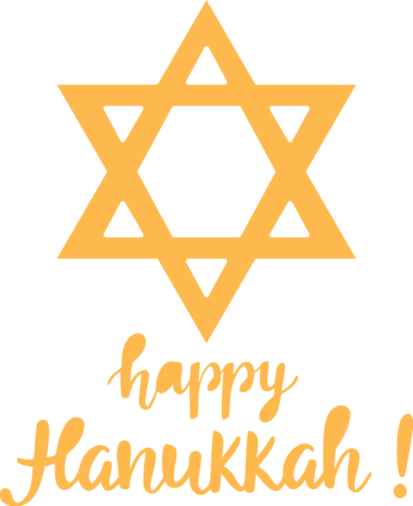 Transparent Hanukkah Logo Symbol Design for Happy Hanukkah for Hanukkah