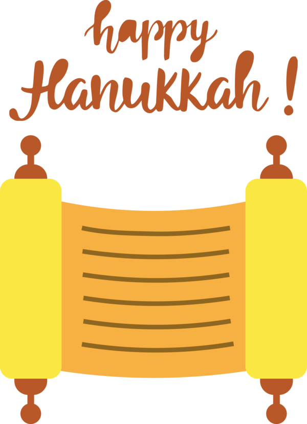 Transparent Hanukkah Line Plant Yellow for Happy Hanukkah for Hanukkah