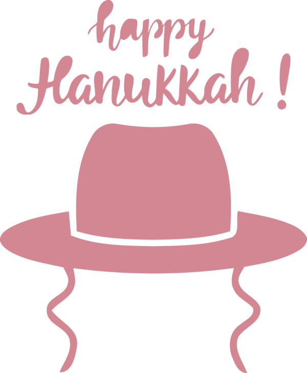 Transparent Hanukkah Design Hat Logo for Happy Hanukkah for Hanukkah