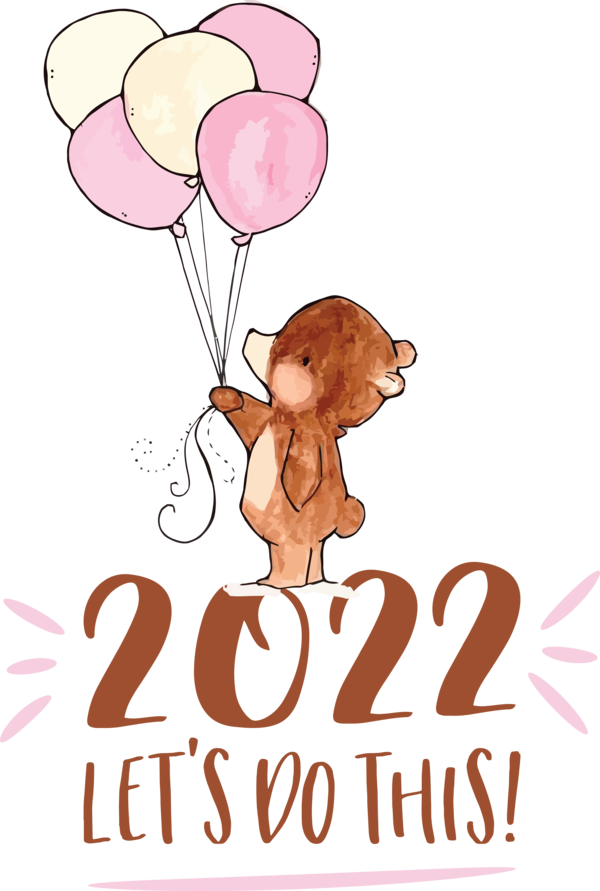 Transparent New Year Human LON:0JJW Cartoon for Happy New Year 2022 for New Year