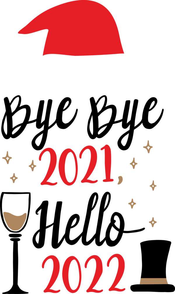 Transparent New Year 2020 LIVE ONLINE | HELLO 2022 T-Shirt for Happy New Year 2022 for New Year