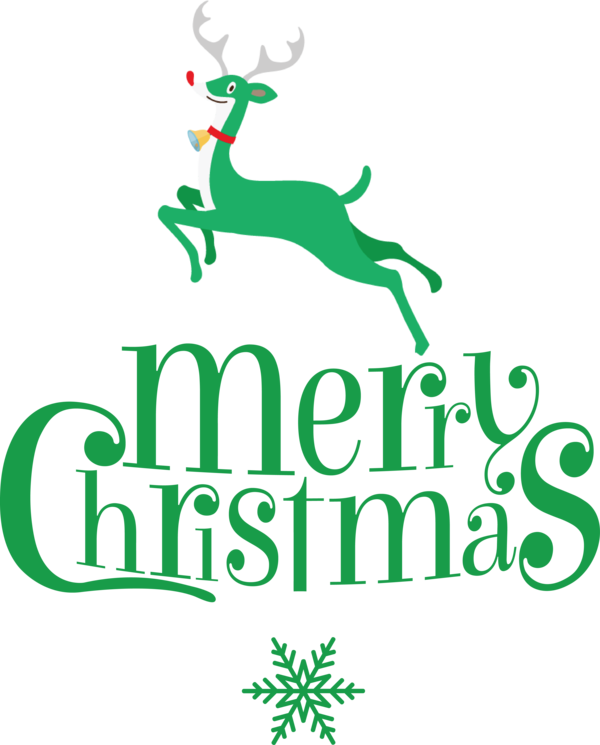 Transparent Christmas Reindeer Deer Logo for Merry Christmas for Christmas