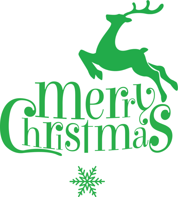 Transparent Christmas Logo Leaf Green for Merry Christmas for Christmas