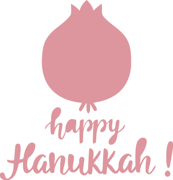 Transparent Hanukkah Design Logo Pink M for Happy Hanukkah for Hanukkah