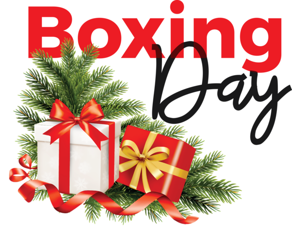 Transparent Boxing Day Christmas Day New Year Holiday for Happy Boxing Day for Boxing Day