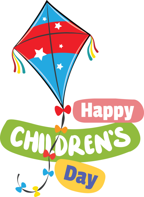 Transparent International Children's Day Logo Line for Children's Day for International Childrens Day