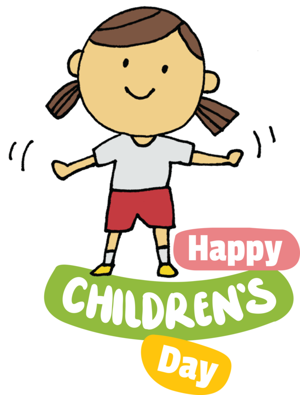 Transparent International Children's Day Cartoon Children's Day Drawing for Children's Day for International Childrens Day
