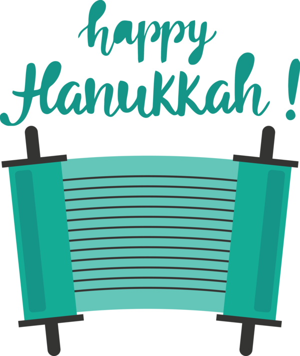 Transparent Hanukkah Green Design Teal for Happy Hanukkah for Hanukkah