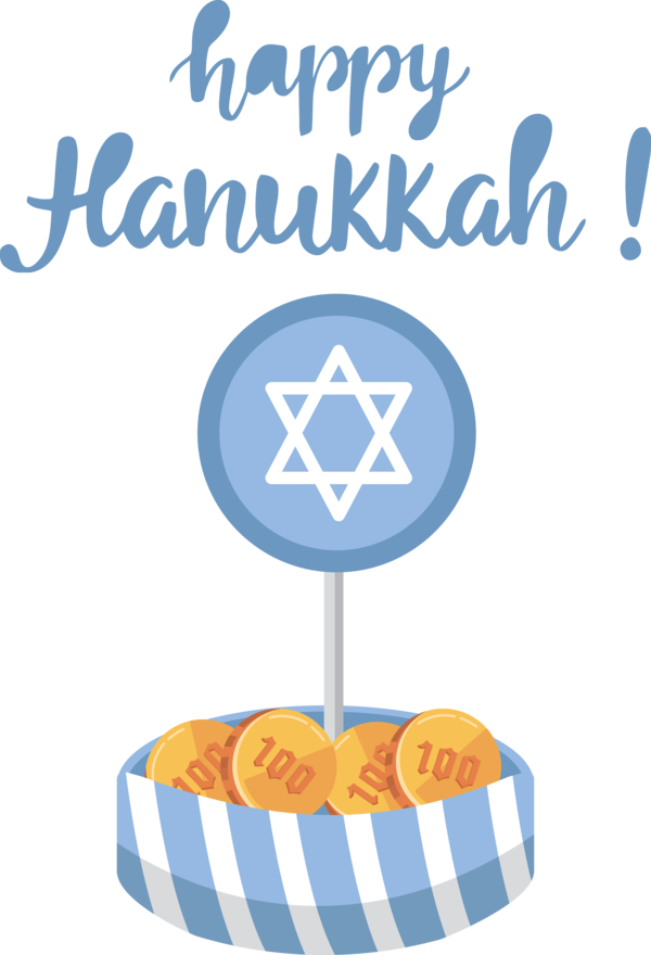 Transparent Hanukkah Bumper Sticker Coexist Design for Happy Hanukkah for Hanukkah