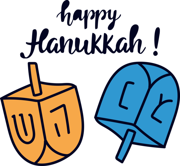 Transparent Hanukkah Human Cartoon Line for Happy Hanukkah for Hanukkah