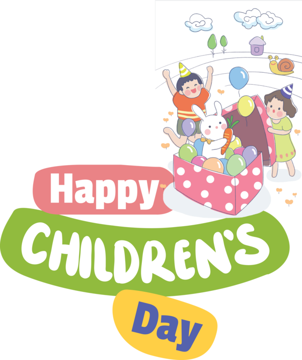 Transparent International Children's Day Anak Design Cute Baby for Children's Day for International Childrens Day