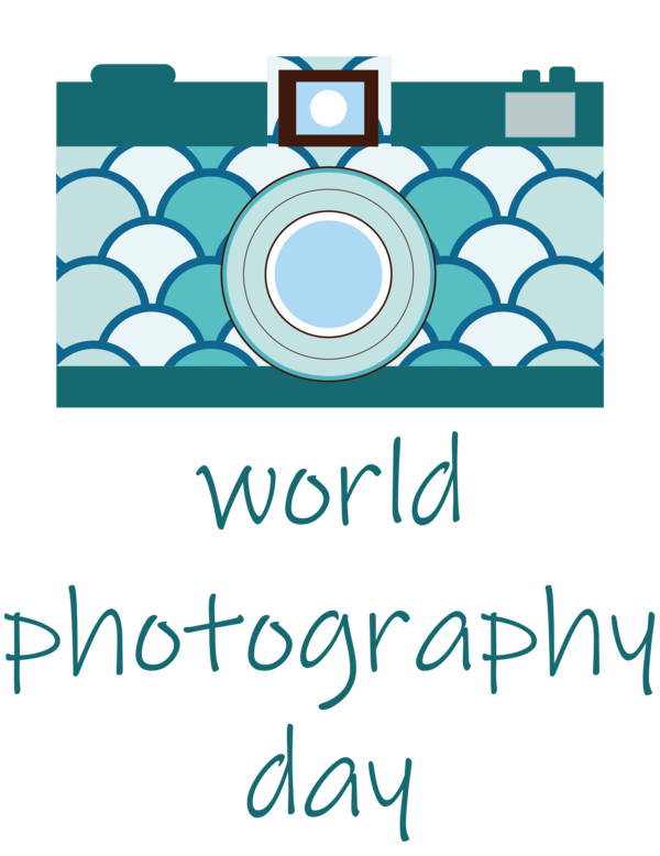 Transparent World Photography Day Drawing Camera Logo for Photography Day for World Photography Day