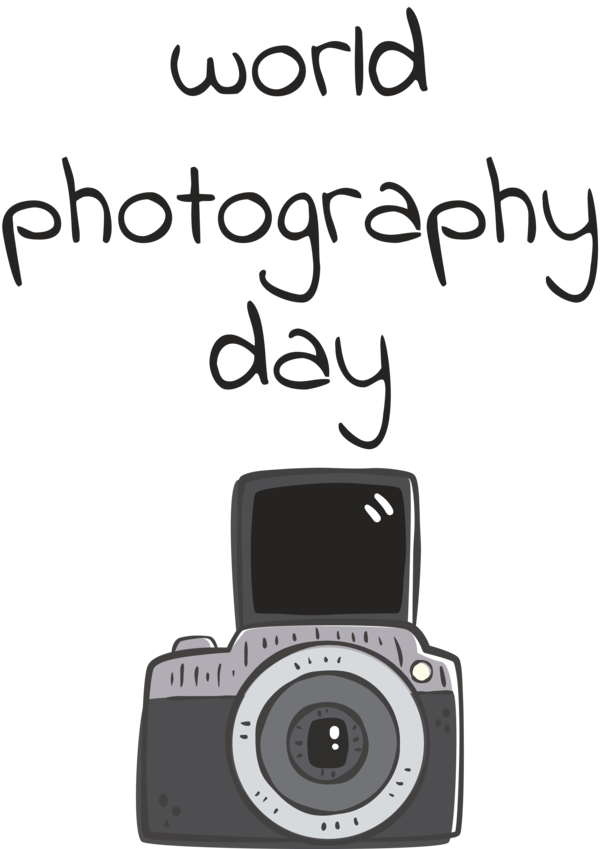 Transparent World Photography Day Digital Camera Camera Design for Photography Day for World Photography Day