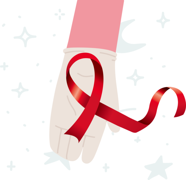 Transparent World Aids Day World AIDS Day Logo Red ribbon for Aids Day for World Aids Day