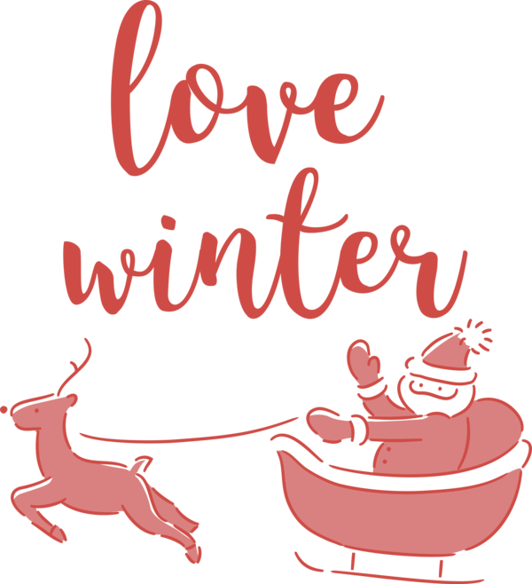 Transparent Christmas Cartoon Dog Line for Hello Winter for Christmas