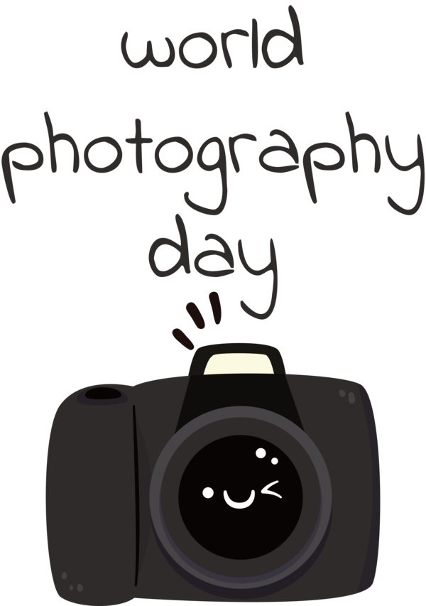 Transparent World Photography Day Design Font Multimedia for Photography Day for World Photography Day