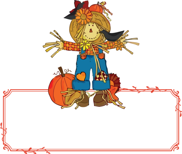 Transparent Thanksgiving Drawing Scarecrow Transparency for Happy Thanksgiving for Thanksgiving