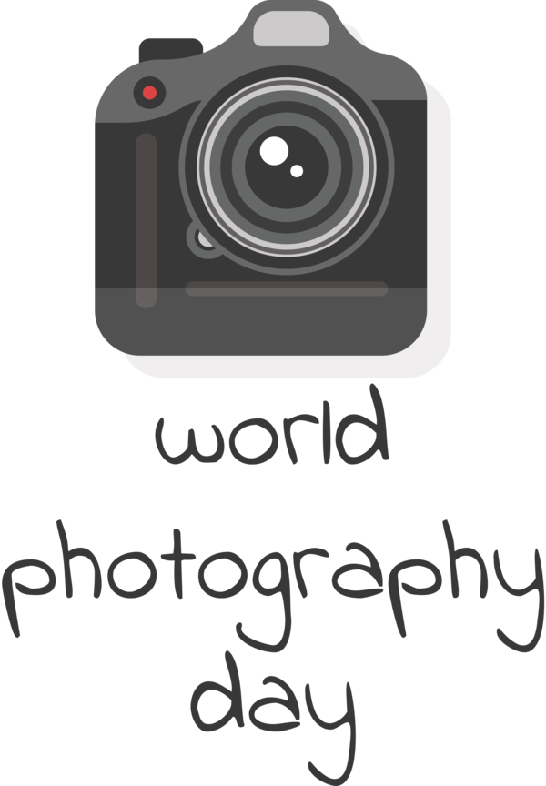 Transparent World Photography Day Digital Camera Camera Lens Camera for Photography Day for World Photography Day