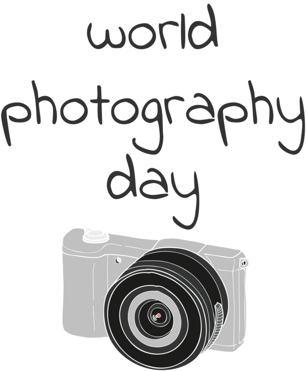 Transparent World Photography Day Camera Lens Mirrorless interchangeable-lens camera Camera for Photography Day for World Photography Day