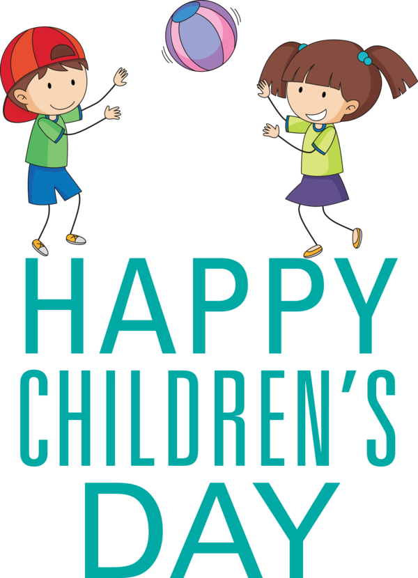 Transparent International Children's Day Human LON:0JJW Cartoon for Children's Day for International Childrens Day