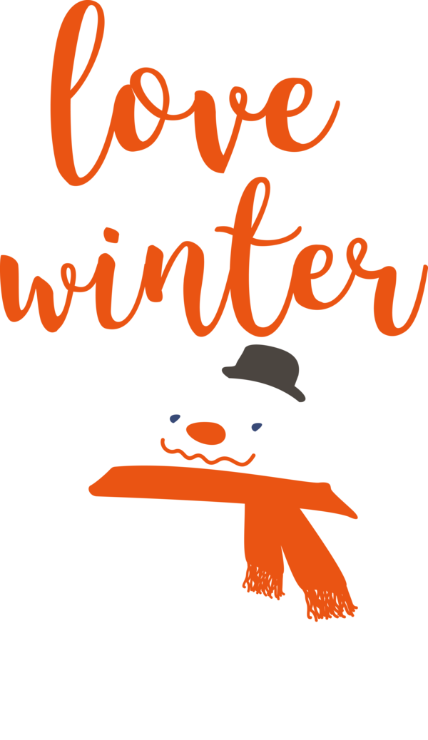 Transparent Christmas Logo Cartoon Line for Hello Winter for Christmas