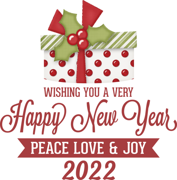 Transparent New Year Christmas Day Christmas gift New Year for Happy New Year 2022 for New Year