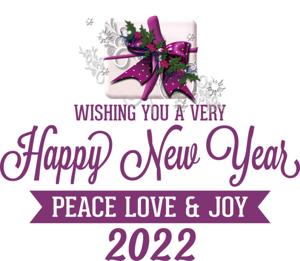 Transparent New Year Design Floral design Drawing for Happy New Year 2022 for New Year